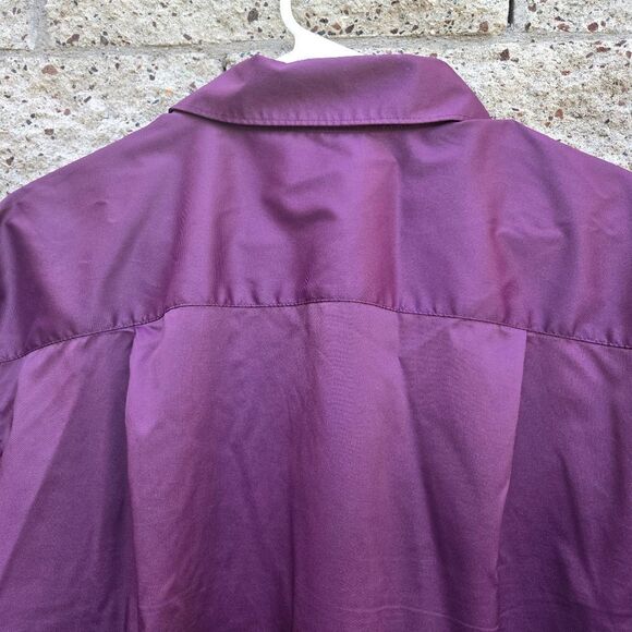 Men's MIX&NY purple, button-down casual dress shirt - Picture 14 of 16
